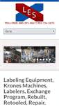 Mobile Screenshot of lesincorporated.com